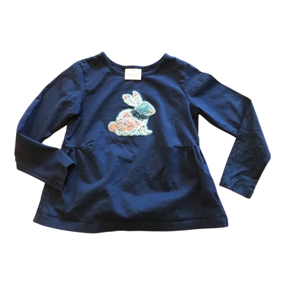 Hanna Anderrson Navy Blue Kids Bunny Top